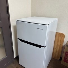 【冷蔵庫】2017年製Hisense社製　冷凍庫つき