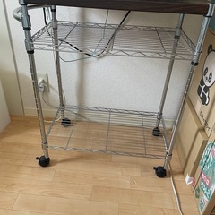 
キッチンワゴン　ラック　キャスター付き