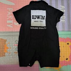 決まりました一回着用のみ　EDWINオーバーオールつなぎ70の画像
