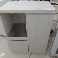 ★ジモティ割あり★  レンジ台 ホワイト H84×D44×W65...