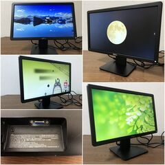 DELL 18.5インチLEDワイド液晶モニター E1914Hc ACケーブル付 ノングレア 液晶ディスプレイ VGA・DisplayPort　動作確認済みの画像