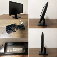 DELL 18.5インチLEDワイド液晶モニター E1914Hc ACケーブル付 ノングレア 液晶ディスプレイ VGA・DisplayPort　動作確認済みの画像