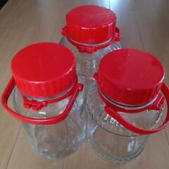果実酒　漬物　瓶3個セット