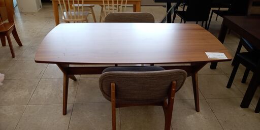 ★ジモティ割あり★TJ11694 ニトリ 2人掛けダイニングセット ブラウン H165×D90×W160 クリーニング済み