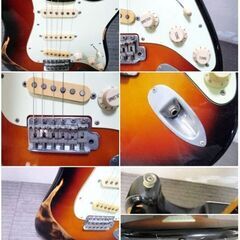 フェンダージャパン　エレキギター　ストラトキャスターST62　Bird'sEyeNeck　'93～'94年製　Fender　STRATOCASTER　収納バッグ付きの画像