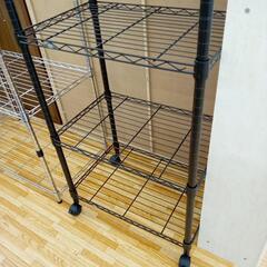 【リユースのサカイ八街店】★ジモティ割あり★ Luminous　メタルラック　スチールラック　ブラック　クリーニング済　YJ6168の画像