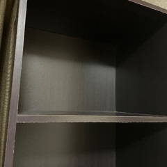 カラーボックス（ダークブラウン）の画像