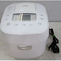 高年式　2023年製　アイリスオーヤマ　ジャー炊飯器　RC-MEA30-W　動作良好　3合炊き　極厚火釜　炊飯器　ホワイト　IRIS OHYAMA