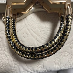 ホワイトパーティバッグ　未使用の画像