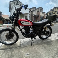 バイク　オートバイ　車体　カワサキ　 TR250