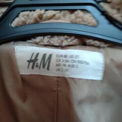 コート　100　H&M　キッズ　防寒の画像