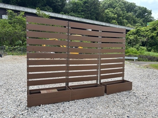 ガーデンフェンス　ラティス3枚組み