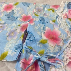 女の子　セパレート　甚平　浴衣ドレス　90の画像