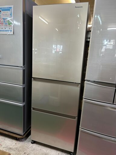 スケールモデル 新作 人気サイズ！自動製氷付きパナソニック3ドア冷蔵庫335ℓ2022年 冷蔵庫・冷凍庫