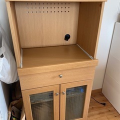 食器棚　ブラウン　キッチンボード　