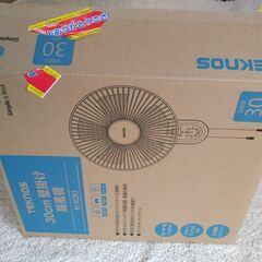TEKNOS 壁掛け扇風機 KI-W293　新品、仮付け確認のみ　ヤマダ保証有り　手渡し