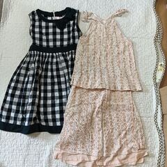 130cm 女の子ワンピースとセットアップのセット