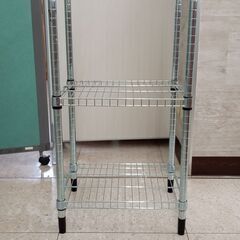 ★ジモティ割あり★TJ11698  メタルラック シルバー H9...