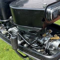 アルミボート　12フィート　スズキ　DT4　船外機　ドーリー付き　浸水なしの画像