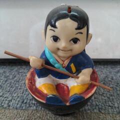 山口銀行 一寸法師 ソフビ 貯金箱