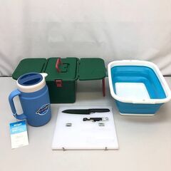 stp-3189　レジャー用品4点セット　テーブル付クーラーボッ...