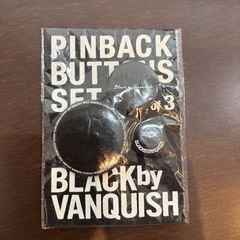 BLACK by VANQUISH 缶バッジ