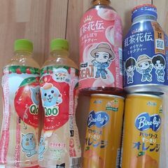 紅茶2本　ジュース4本