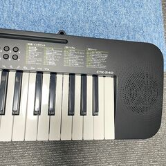 CASIO カシオ 電子キーボード ピアノ CTK-240 簡易動作確認 音出し確認済み電源アダプタ 中古の画像