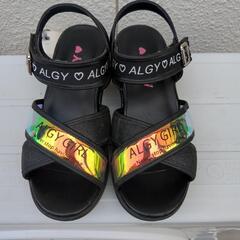 ALGY　キッズサンダル　厚底　22センチの画像