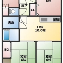 🉐敷金礼金0円 入居後1ヶ月家賃無料 仲介手数料不要　４LD区分...