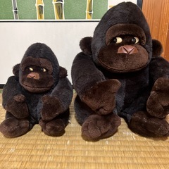 ゴリラ親子ぬいぐるみ