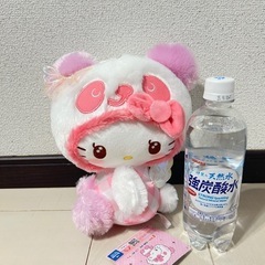 パンダハローキティ ぬいぐるみの画像