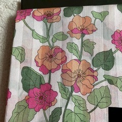 ☆renoma ピンク　花柄　ハンカチの画像