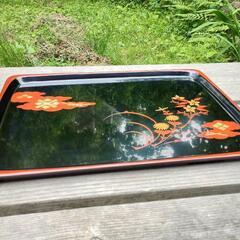 秀衛塗　お盆　☆漆器☆木製☆漆塗り