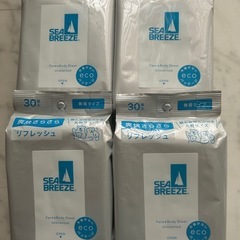 シーブリーズ フェイス＆ボディシート N 無香料 30枚入 4個...