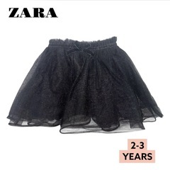 ZARAベビー❤黒チュールスカート　2-3歳　チュチュスカート