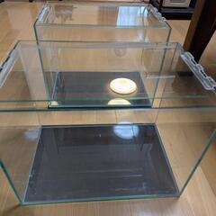 40cmガラス水槽 2個