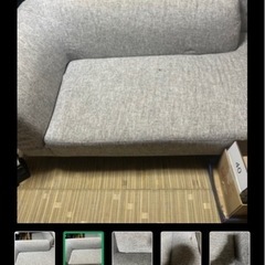 定価10万引越のため不要ソファー2〜3人用の画像