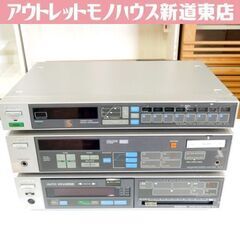 ジャンク品 SONY プリメインアンプ TC-V7 カセットデッ...
