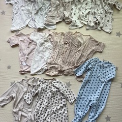 【新生児50〜70】コンビ肌着　ドレスオール　2wayオール