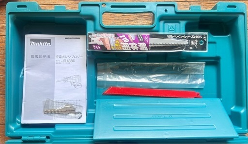  マキタ充電式レシプロソー JR188D
