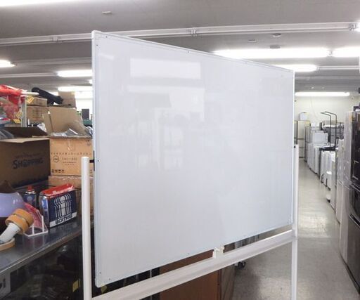 ホワイトボード 幅120×高さ90cm キャスター付き 両面タイプ オフィス 店舗 事務所 ☆ 札幌市 北区 屯田