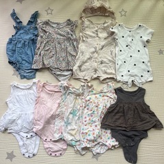 【0〜6M　60サイズ】GAP H&M　ベビー服　ワンピース　女の子