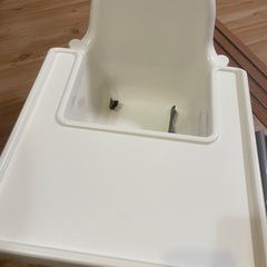 【美品】ベビーチェア　白　IKEA　の画像