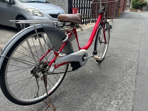 YAMAHA PAS 電動アシスト自転車 赤 引き取り限定 人気