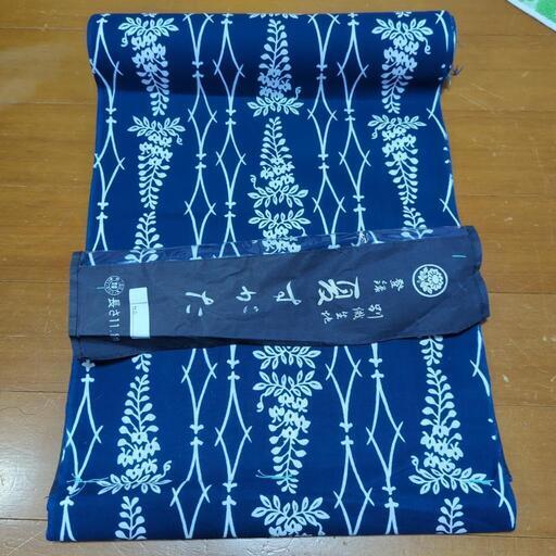 専用　♦浴衣　反物　未使用♦　アイヌ文様　綿　生地 反物販売】洗いをかけた VINオックス odw加工 水通し不要