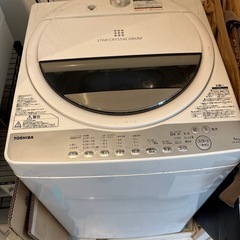 東芝　洗濯機　6kg