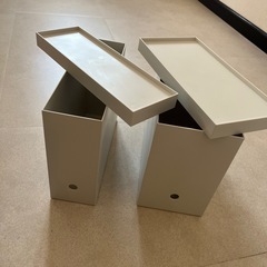 【無印良品】ファイルボックス　蓋付き×2