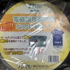 インダクションマスター 22cm 両手鍋　新品未使用の画像