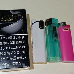 中古ライター3個